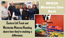  Members Give Back: Eastern Lift Truck and Worldwide Material Handling 